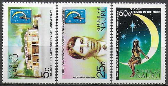 1975 Nauru South Pacific Conference 2v. MNH SG n. 137/38