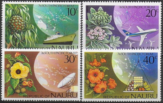 1976 Nauru South Pacific Forum 4v. MNH SG n. 151/54