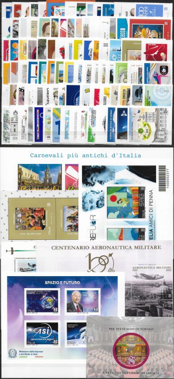 2023 Italia complete year 94v.+ 7MS MNH