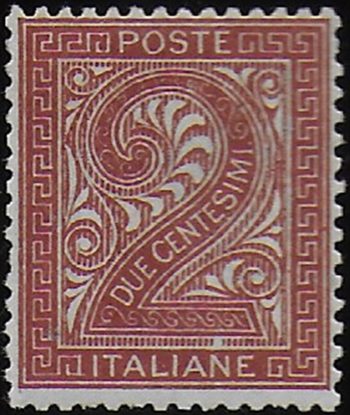 1863 Italia VE II 2c. Londra bc MNH Sassone n. L15