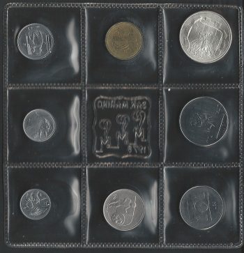 1976 San Marino serie divisionale 8 monete FDC