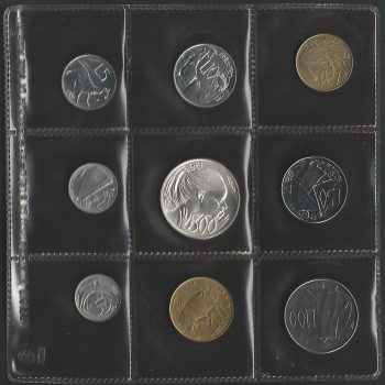 1981 San Marino serie divisionale 9 monete FDC