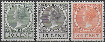 1924 Olanda Aia Philatelic Exhibition 3v. MNH Unificato n. 154/56