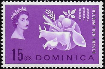 1963 Dominica Freedom from Hunger 1v. MNH SG n. 179