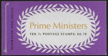 1972 Australia Prime Minister booklet MNH Michel n. 47