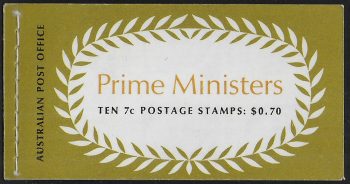 1972 Australia Prime Minister booklet MNH Michel n. 48