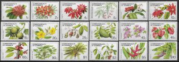 1981 Dominica flowers 18v. MNH SG n. 764/81A