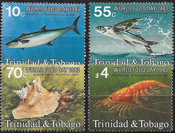 1983 Trinidad and Tobago Word Food Day 4v. MNH SG n. 632/35