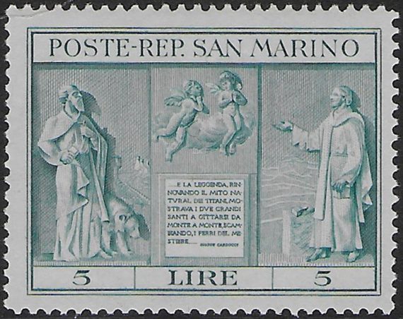 1937 San Marino Independence 1v. MNH Sassone n. 210