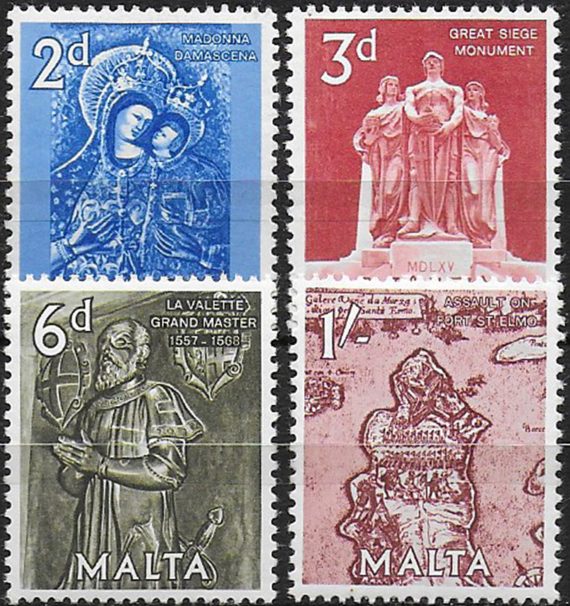 1962 Malta Great Siege 4v. MNH SG n. 307/10