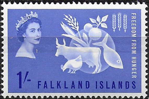 1963 Falkland Freedom from Hunger 1v. MNH SG n. 211