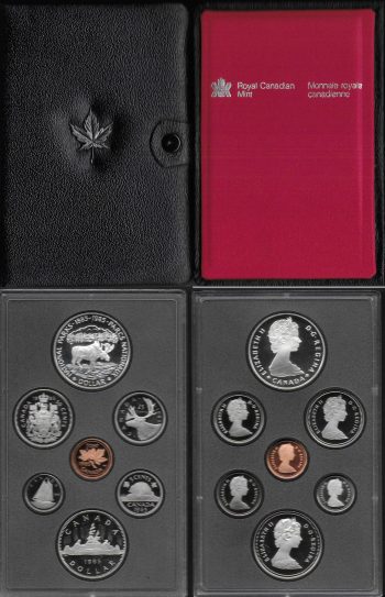 1985 Canada Mint divisional series 7 coins Proof