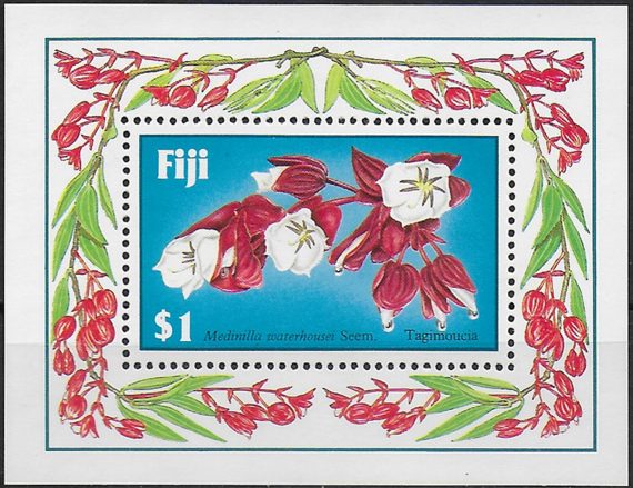 1987 Fiji Tagimoucia flower MNH S.G. n. MS 757