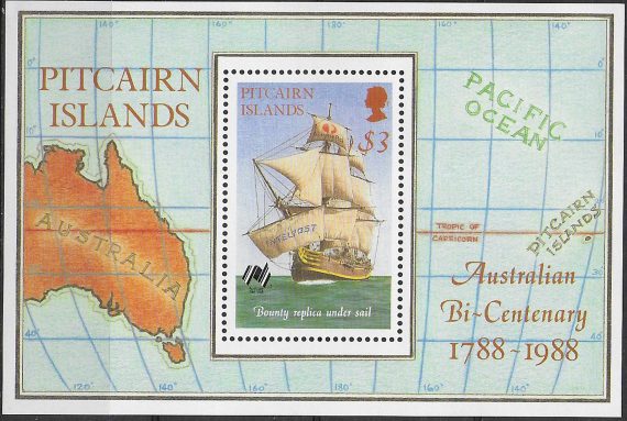 1988 Pitcairn Islands Australian Settlement MNH S.G. n. MS 314