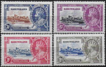 1935 Basutoland Silver Jubilee 4v. MNH SG n. 11/14