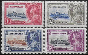 1935 Basutoland Silver Jubilee 4v. MNH SG n. 11/14