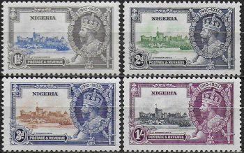 1935 Nigeria Silver Jubilee 4v. MNH SG n. 30/33