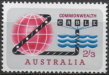 1963 Australia COMPAC 1v. MNH SG n. 174