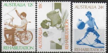 1972 Australia Rehabilitation 3v. MNH S.G. 514/16