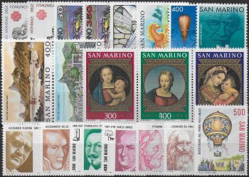 1983 San Marino complete year 20v. MNH