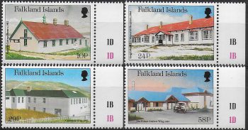 1987 Falkland Islands local hospitals 4v. MNH SG. n. 551/54
