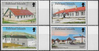 1987 Falkland Islands local hospitals 4v. MNH SG n. 551/554