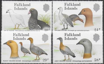 1988 Falkland Islands geese 4v. MNH SG. n. 559/562