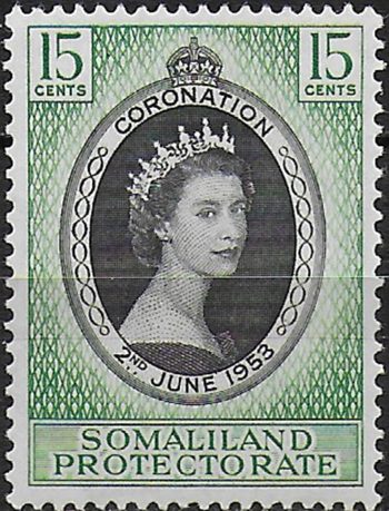 1953 Somaliland Coronation 1v. MNH SG n. 136
