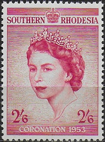 1953 Southern Rhodesia Coronation 1v. MNH SG n. 77
