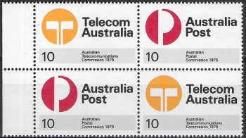 1975 Australia Postal Commission 4v. MNH SG. n. 600/01 (x2)