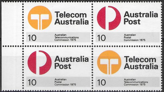 1975 Australia Postal Commission 4v. MNH SG. n. 600/01 (x2)