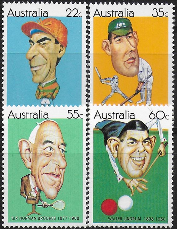 1981 Australia sporting personalities 4v. MNH Michel. n. 741/44