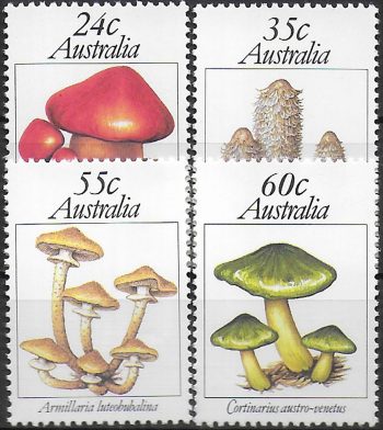1981 Australia fungi 4v. MNH Michel. n. 762/65