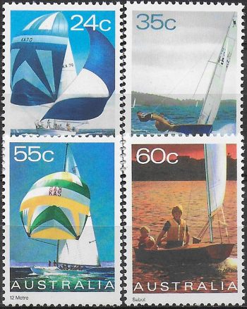 1981 Australia yachts 4v. MNH Michel. n. 772/75
