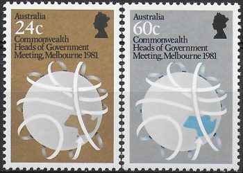 1981 Australia Commonwealth 2v. MNH SG. n. 831/32