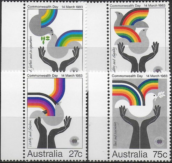 1983 Australia Commonwealth 4v. MNH SG. n. 882/885