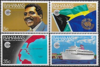 1983 Bahamas Commonwealth Day 4v. MNH SG. n. 641/44
