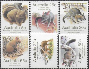 1981 Australia wildlife 6v. MNH Michel. n. 754/59
