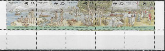 1988 Christmas Island Australian settlement 5v. MNH SG. n. 246/50