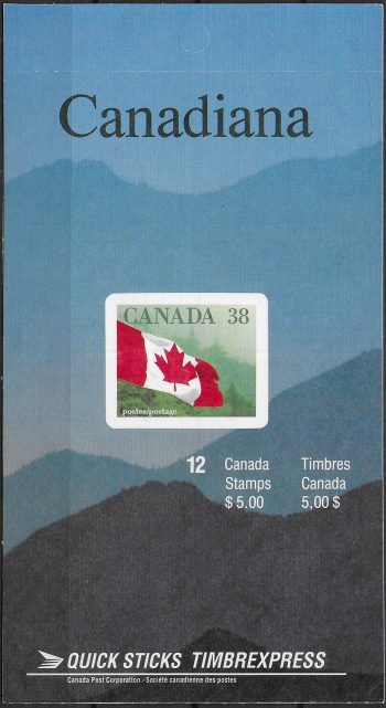 1989 Canada forest and flag 12v. in booklet MNH SG n. 1328