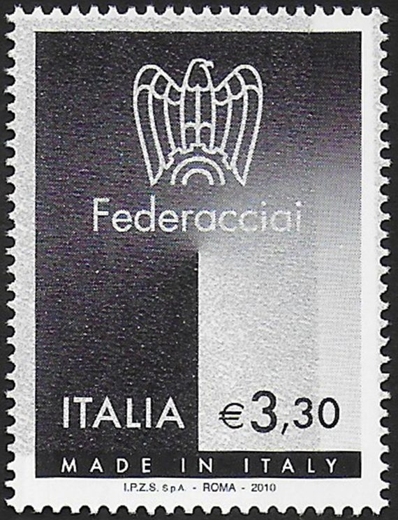 2010 Italia Federacciai Euo 3,30 colore magnetico spostato as MNH