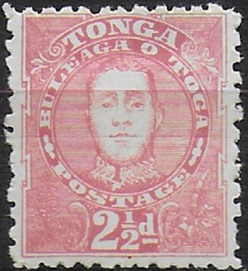 1895 Tonga King George II 1v. MNH SG n. 33