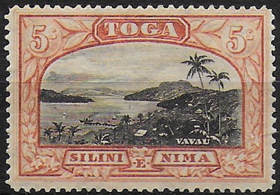 1897 Tonga Vavau Harbour 1v. MNH SG n. 53