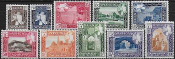 1954 Aden Kathiri  State of Seiyun 10v. MNH SG n. 29/38