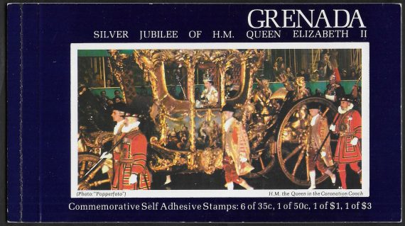 1977 Grenada Silver Jubilee 4v. MNH SG n. 863/66 booklet