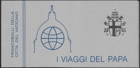 1985 Vaticano Viaggi del Papa 1 booklet MNH