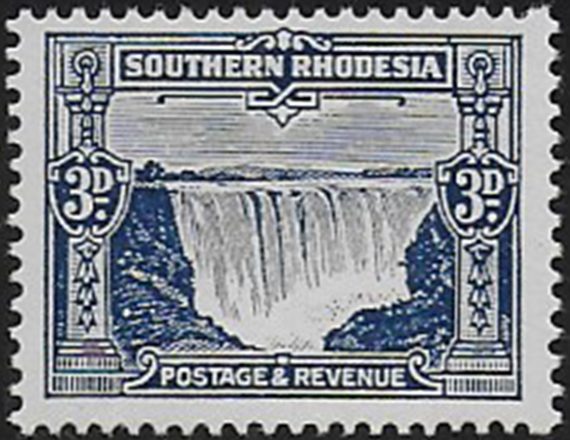 1931 Southern Rhodesia George V 3d. MNH SG n. 18