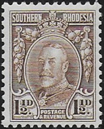 1932 Southern Rhodesia George V 1½d. MNH SG n. 16cd