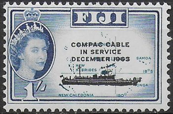 1963 Fiji COMPAC 1v. MNH SG n. 335