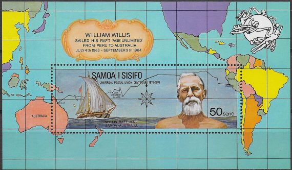 1974 Samoa I Sisifo UPU MS MNH SG n. MS 434